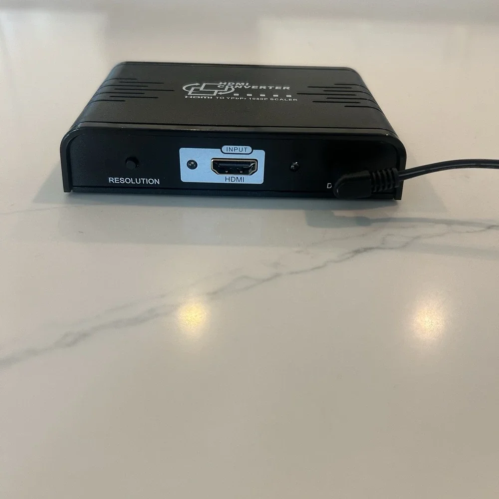 HDMI CONVERTER HDMI TO YPbPr 1080P SCALER - POWER CORD INCLUDED